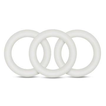 "Performance - Vs2 Pure Premium Silicone Cockrings - Small - White BL-70819"