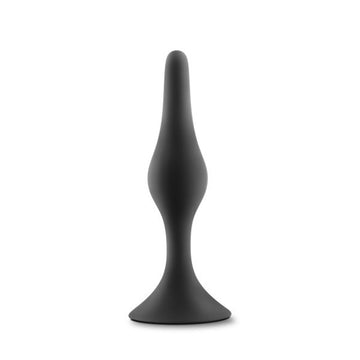 "Anal Adventures Platinum - Silicone Beginner Plug - Small - Black BL-21615"