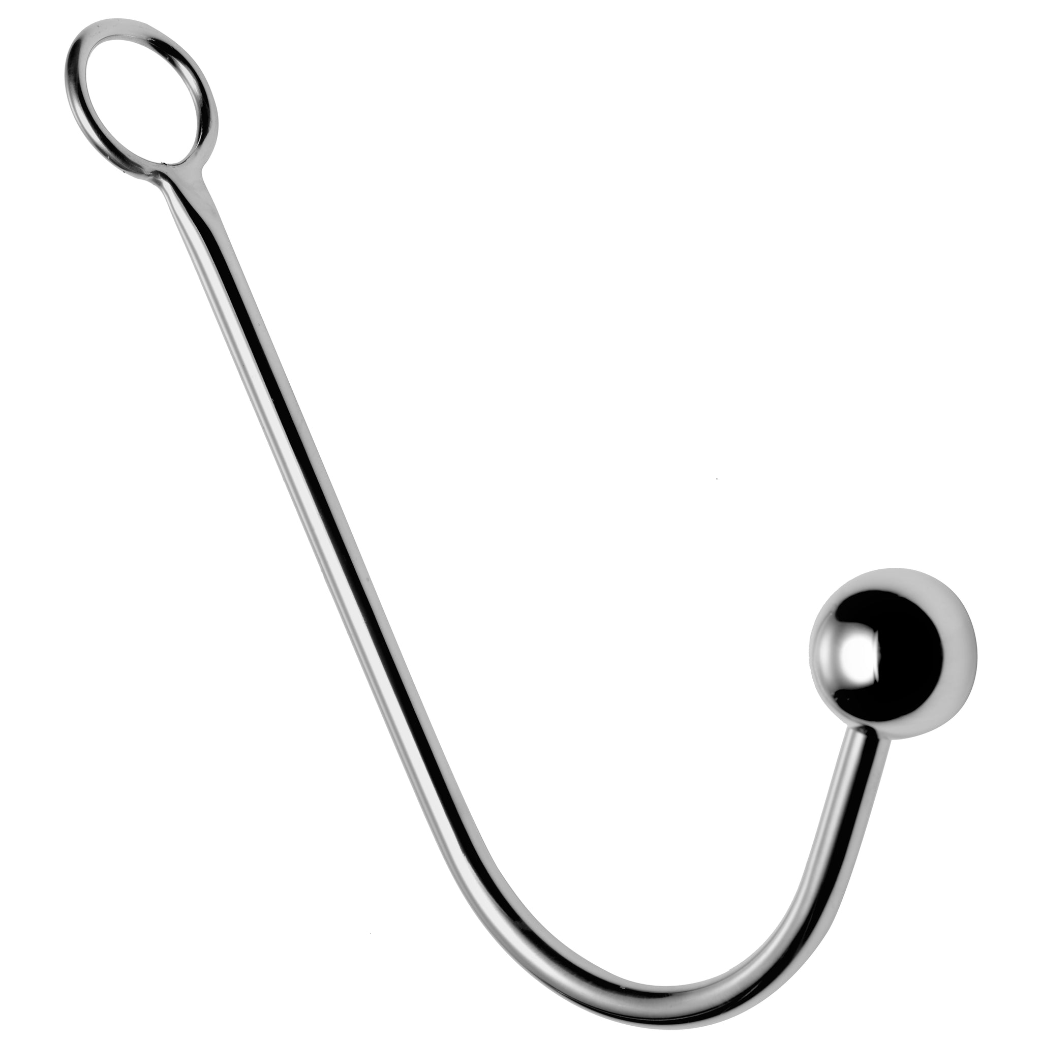 "Hooked Stainless Steel Anal Hook MS-MO102"