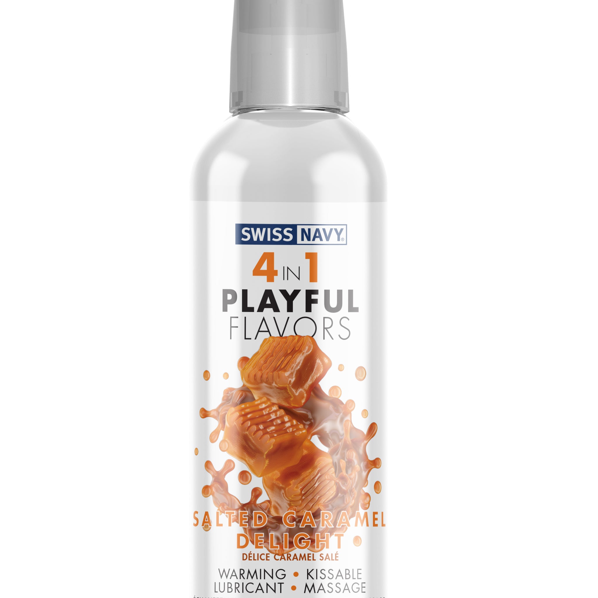 "Swiss Navy 4-in-1 Playful Flavors - Salted Caramel Delight - 4 Fl. Oz. MD-SN4N1FSCD4"
