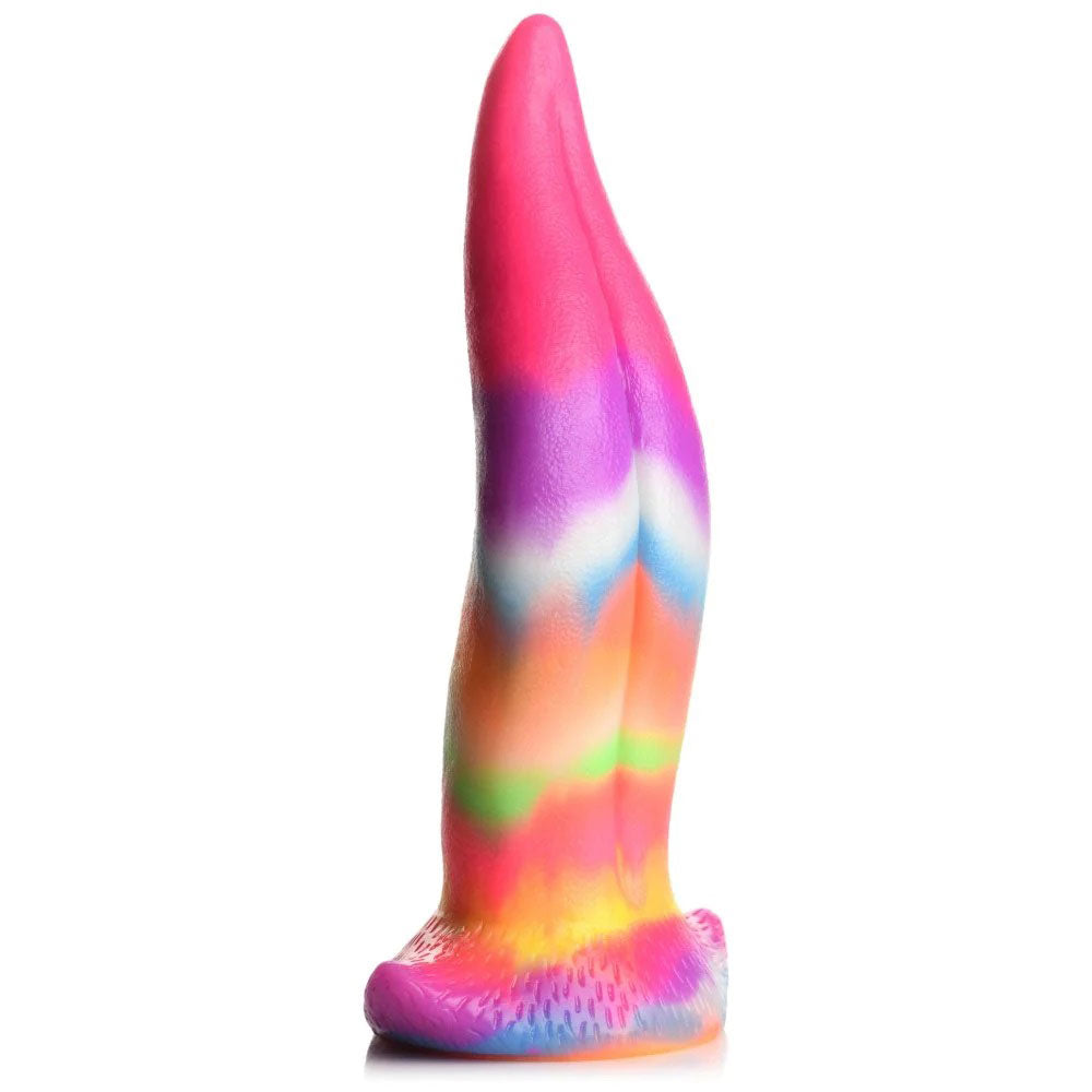 Unicorn Kiss - Unicorn Tongue - Glow-in-the-Dark - Silicone Dildo CC-AH100